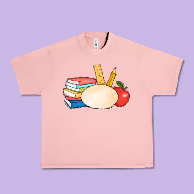 Back To School Custom Urban Heavy Tee Designed By Adodesignshop
