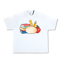 White back to school custom Urban Heavy Tee - AdoDesignShop