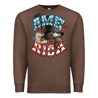 Chestnut American Eagle Premium Sweatshirt - HowdyJamesFarm