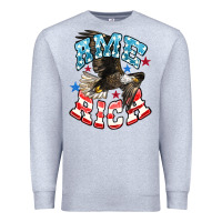 Heather Grey American Eagle Premium Sweatshirt - HowdyJamesFarm