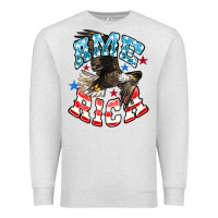 Oatmeal Heather American Eagle Premium Sweatshirt - HowdyJamesFarm