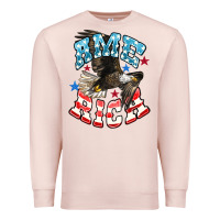 Pale Pink American Eagle Premium Sweatshirt - HowdyJamesFarm