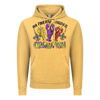 Vintage Mustard my favorite season is crawfish Vintage Hoodie - MaliasSmallBusiness