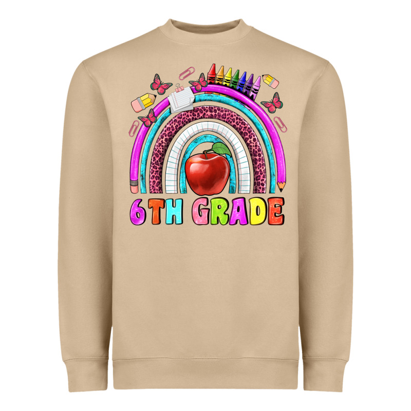 6 Th Grade Heavyweight Sweatshirt by BundleAndBundleShop | Teevron