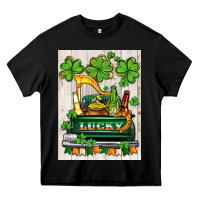 Black lucky truck Heavy Core Tee - AdoDesignShop