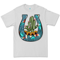 Dove Grey cactus horseshoe Premium Tee - JahusDesignShop