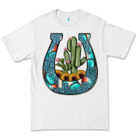 White cactus horseshoe Premium Tee - JahusDesignShop