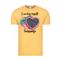 Vintage Mustard i can buy myself turquoise Vintage Tee - MaliasSmallBusiness