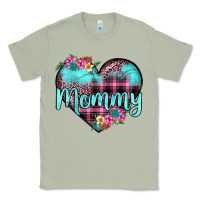 Matcha mommy leopard turquoise heart Classic Tee - JahusDesignShop