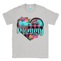 Moon Dust mommy leopard turquoise heart Classic Tee - JahusDesignShop