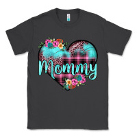 Smoke mommy leopard turquoise heart Classic Tee - JahusDesignShop
