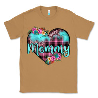 Toasted Coconut mommy leopard turquoise heart Classic Tee - JahusDesignShop