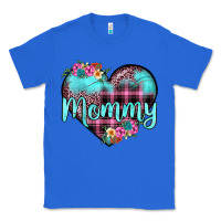 True Royal mommy leopard turquoise heart Classic Tee - JahusDesignShop