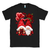 Black valentines day gnomies Classic Tee - NancyCooperArtShop