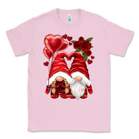 Bubblegum Pink valentines day gnomies Classic Tee - NancyCooperArtShop