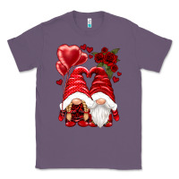 Lavender valentines day gnomies Classic Tee - NancyCooperArtShop