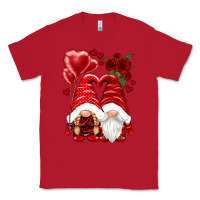 Red valentines day gnomies Classic Tee - NancyCooperArtShop