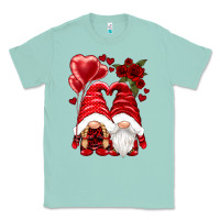 Seafoam valentines day gnomies Classic Tee - NancyCooperArtShop