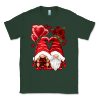 Sports Green valentines day gnomies Classic Tee - NancyCooperArtShop