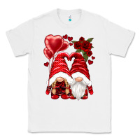 White valentines day gnomies Classic Tee - NancyCooperArtShop