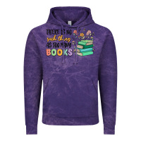 Cloud Purple there is no such thing as too many books Vintage Hoodie - MaliasSmallBusiness
