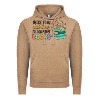 Vintage Coffee there is no such thing as too many books Vintage Hoodie - MaliasSmallBusiness