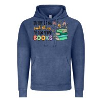 Vintage Denim there is no such thing as too many books Vintage Hoodie - MaliasSmallBusiness