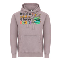 Vintage Zinc there is no such thing as too many books Vintage Hoodie - MaliasSmallBusiness