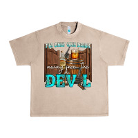 French Oak im only one drink Urban Heavy Tee - NancyCooperArtShop