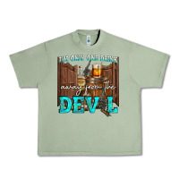 Oil Green im only one drink Urban Heavy Tee - NancyCooperArtShop