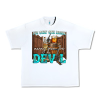 White im only one drink Urban Heavy Tee - NancyCooperArtShop