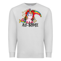Dove Grey Au-some Premium Sweatshirt - CowGirlArtShop