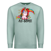 Seafoam Au-some Premium Sweatshirt - CowGirlArtShop