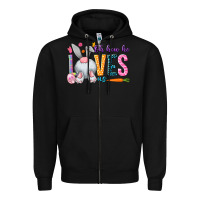 Black Oh how he loves us Zipper Hoodie - NancyCooperArtShop