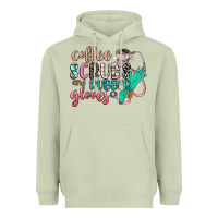 Matcha coffee scrubs and rubber gloves Heavyweight Hoodie - CowGirlArtShop