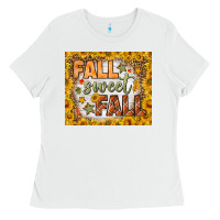 White fall sweet fall mousepad Ladies Tee - BundleAndBundleShop