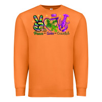 Carrot Peace Love Crawfish Premium Sweatshirt - HowdyJamesFarm