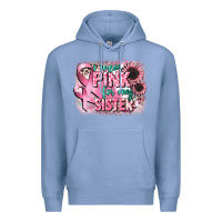 Colony Blue i wear pink for my sister Premium Hoodie - CowGirlArtShop