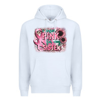 White i wear pink for my sister Premium Hoodie - CowGirlArtShop