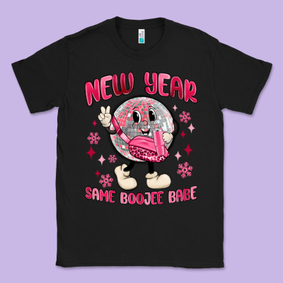New Year Same Boojee Babe Classic Tee Designed By Maliassmallbusiness