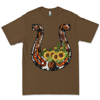 Cacao horseshoe sunflower Premium Tee - JahusDesignShop