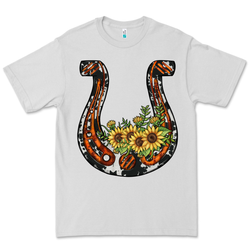 Horseshoe Sunflower Premium Tee by JahusDesignShop | Teevron