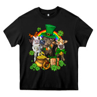 Black little cows and st patricks party Heavy Core Tee - AdoDesignShop
