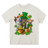 Cream little cows and st patricks party Heavy Core Tee - AdoDesignShop