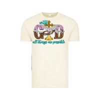 Vintage Arctic with god all things are possible Vintage Tee - NancyCooperArtShop