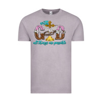 Vintage Zinc with god all things are possible Vintage Tee - NancyCooperArtShop