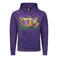 Cloud Purple mardi gras drinking team Vintage Hoodie - MaliasSmallBusiness