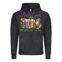 Vintage Black mardi gras drinking team Vintage Hoodie - MaliasSmallBusiness