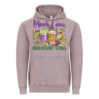 Vintage Zinc mardi gras drinking team Vintage Hoodie - MaliasSmallBusiness