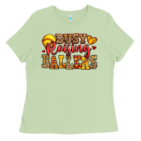 Matcha busy raising ballers softball Ladies Tee - Jasminsmagicworld